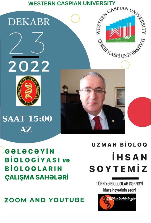 The seminar of the chairman of the Council of Biologists of Turkey will be held