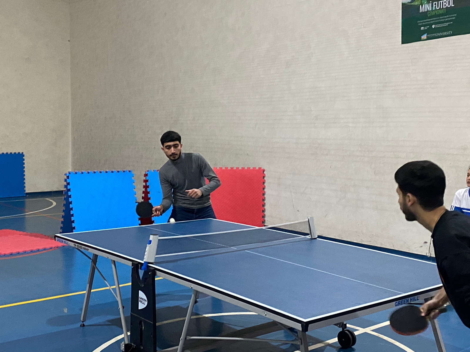 An intra-university table tennis tournament dedicated to "Youth Day" was held at Western Caspian University